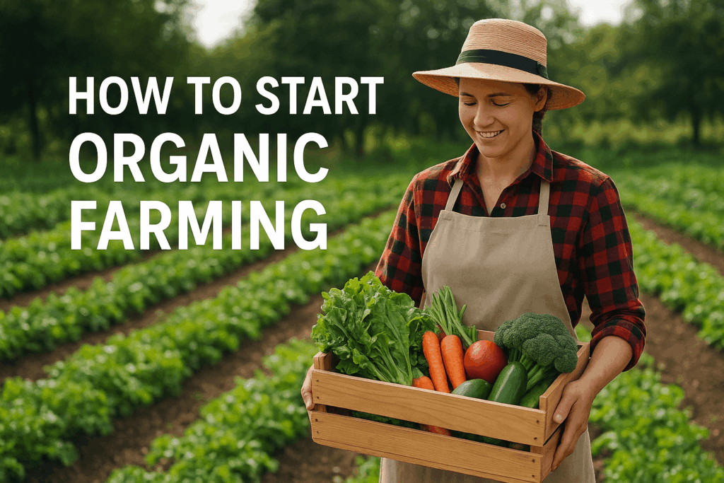 how to start organic farming