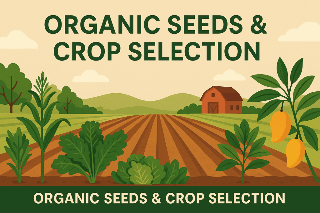 organic seed and crop selection